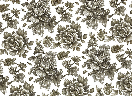 Paintable Floral Roycycled Treasure Decoupage Paper