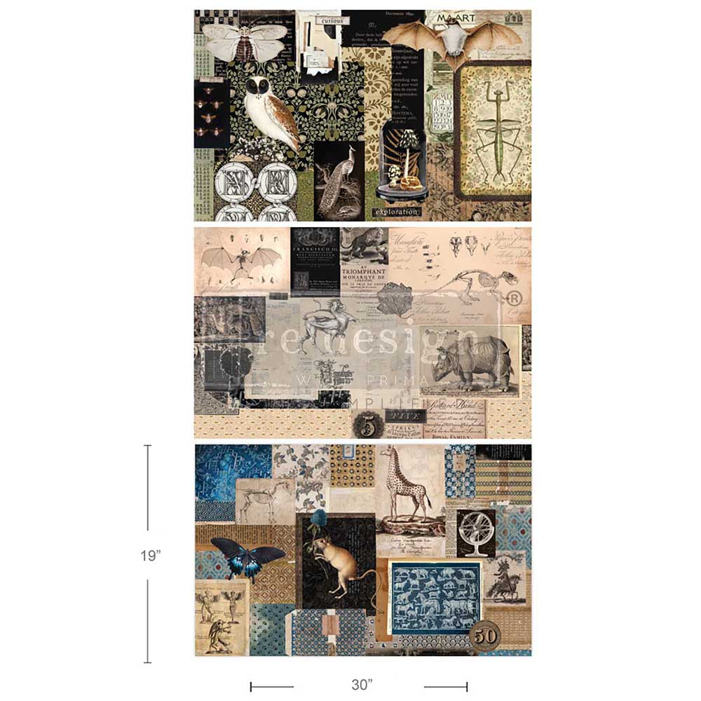 Decoupage Fiber – Mystic Manuscripts Redesign with Prima