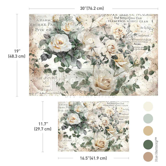 Double Delight Decoupage Fiber Paper Set – My Garden Whimsy Redesign with Prima