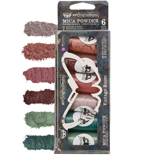Art Ingredients – Mica Powder Set – Vintage Roses  Finnabair