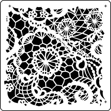 Cottage Lace Diva Designs Stencil