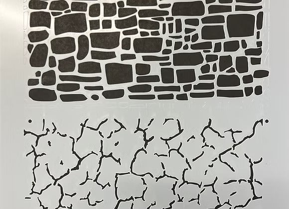 Distressed Backgrounds Stencil Diva Designs Stencil Vintage Retail Therapy by Mara