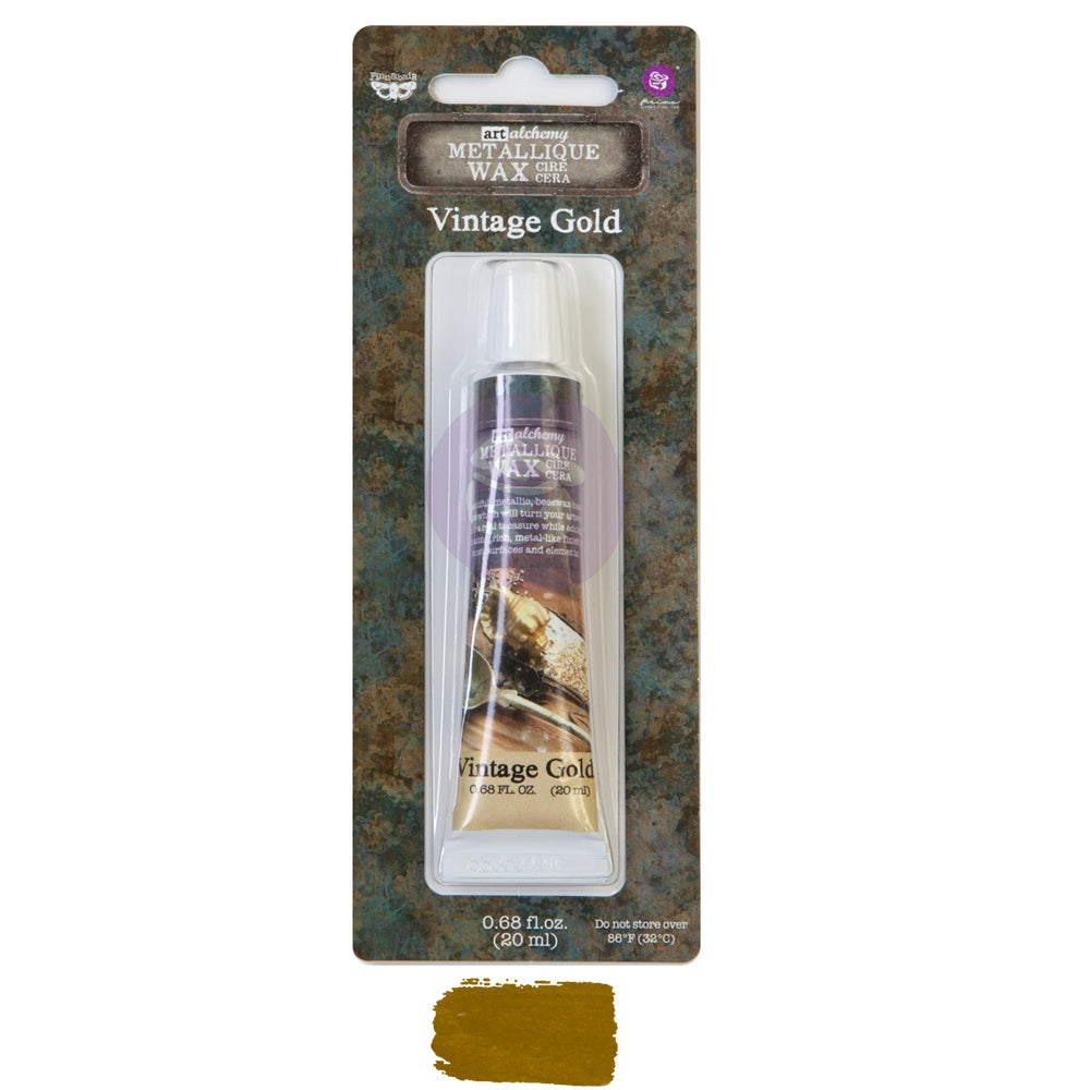Art Alchemy-Metallique Wax-Vintage Gold Finnabiar