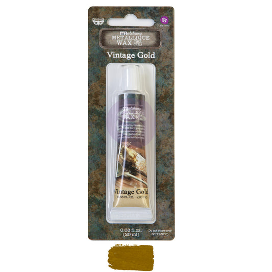 Art Alchemy-Metallique Wax-Vintage Gold Finnabiar