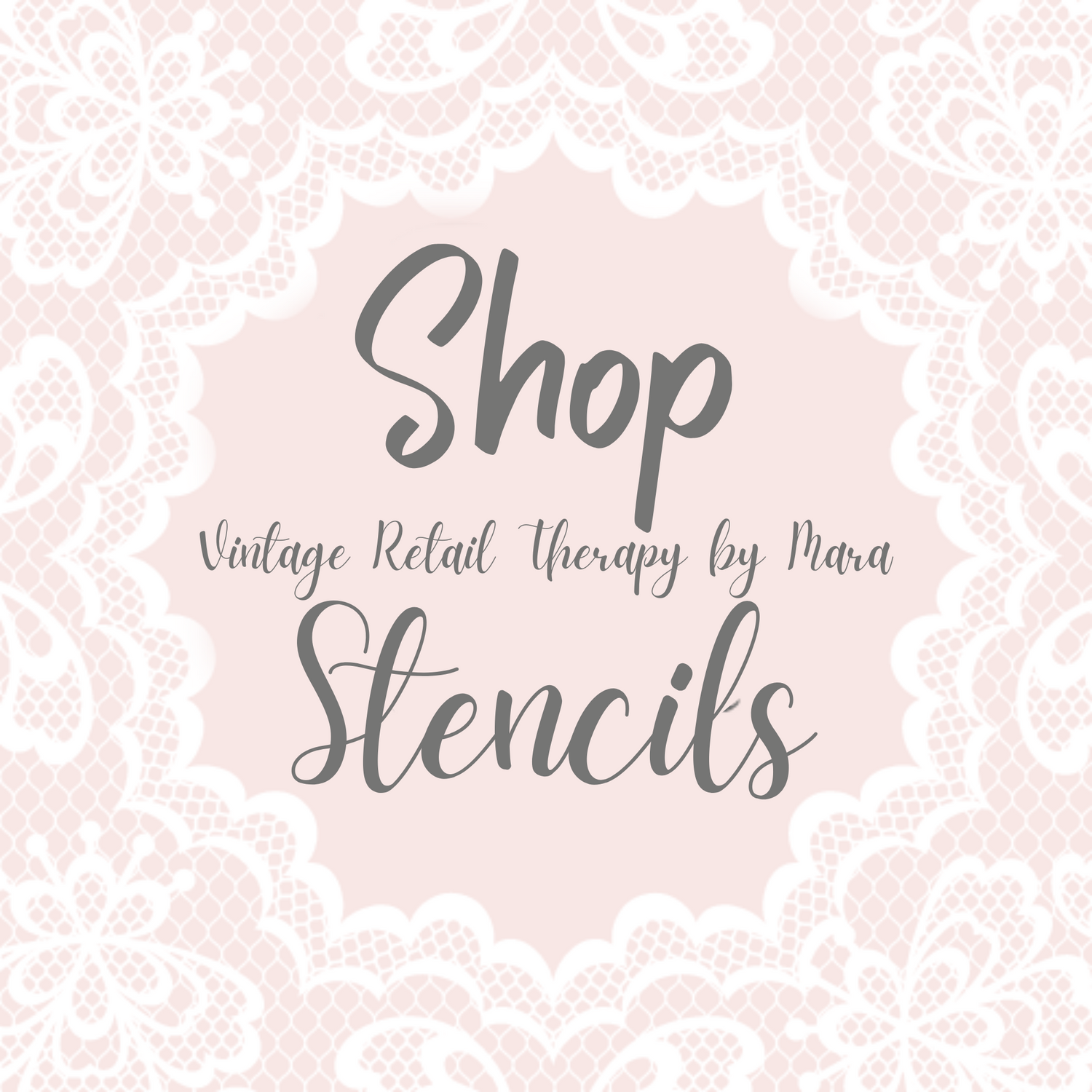 Shop Vintage Retail Therapy by Mara Stencils