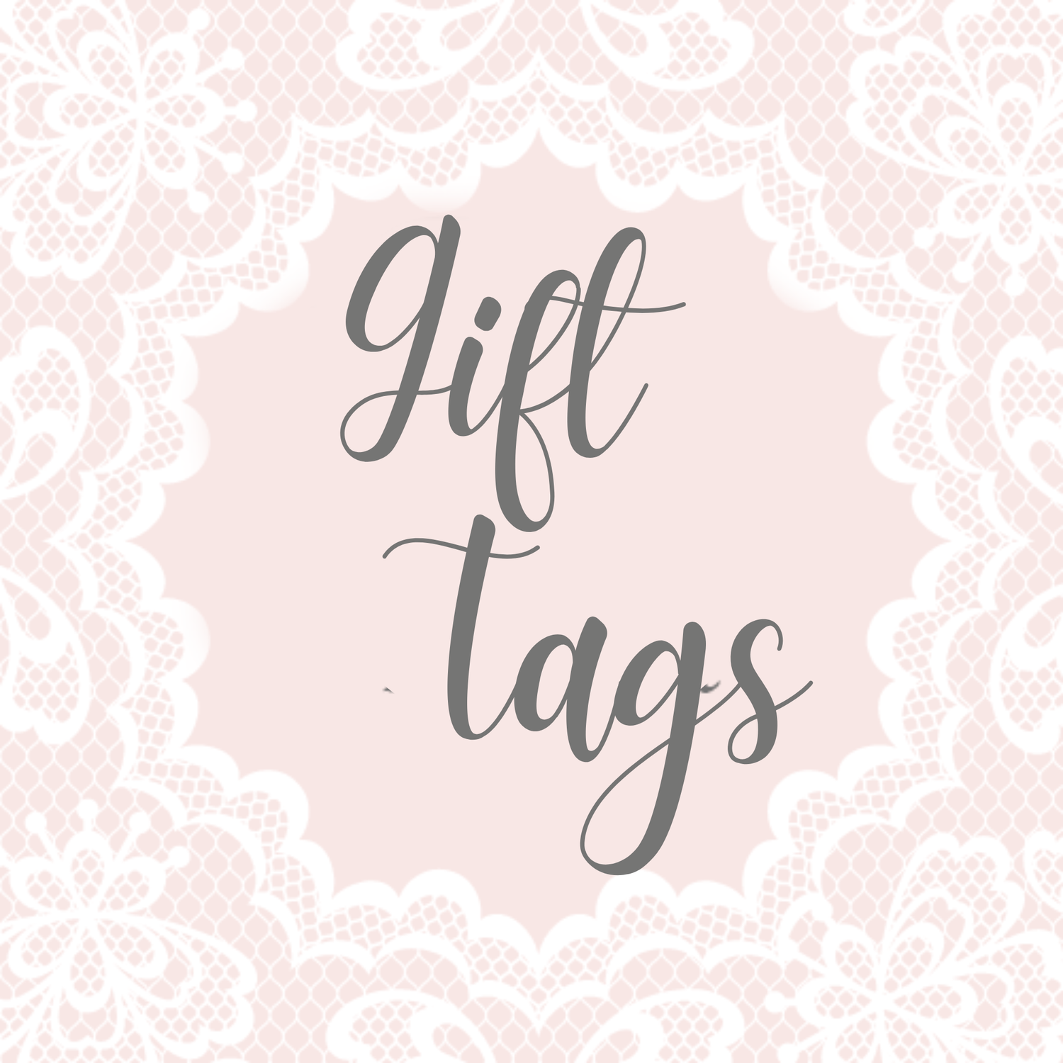 Vintage Printable Gift Tags | Cottagecore & Shabby Chic Tags