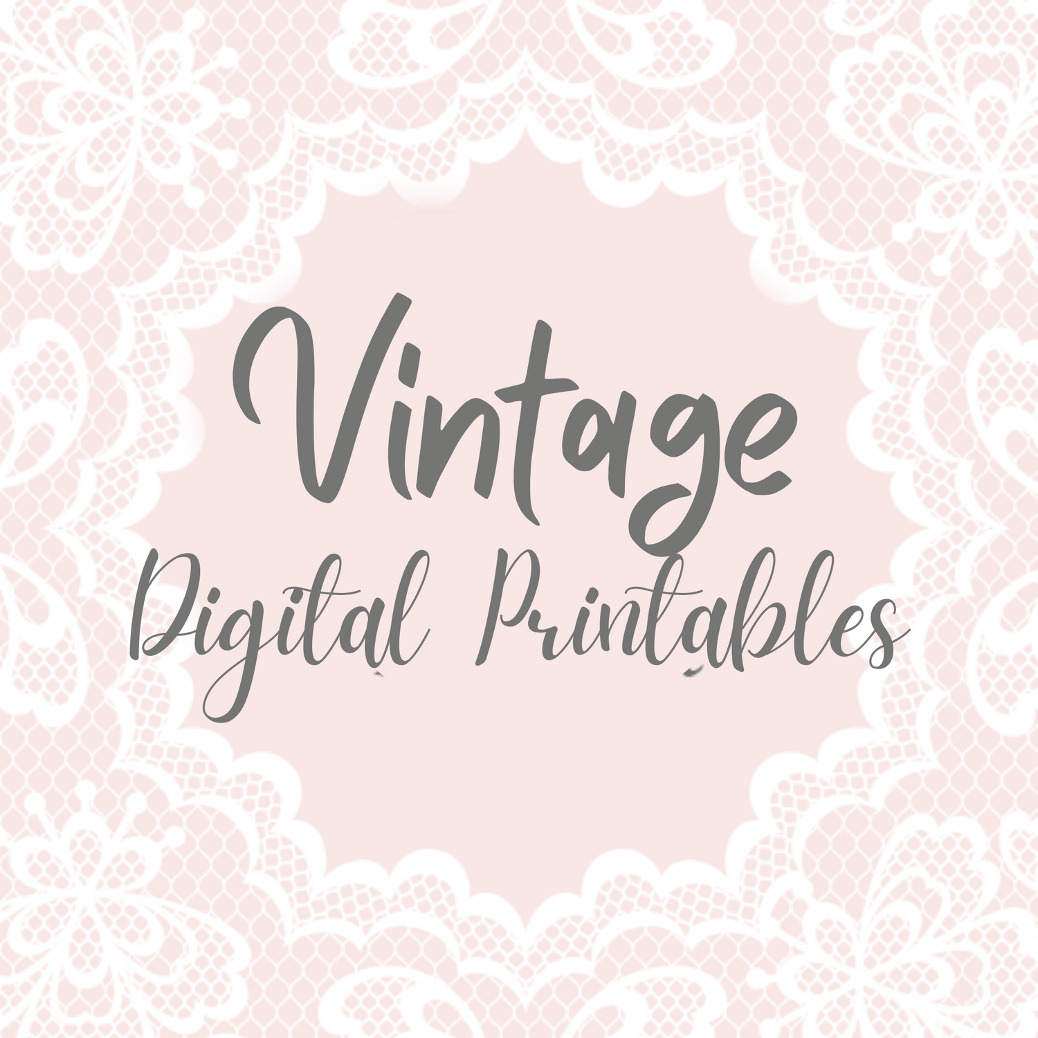 Antique-Inspired Digital Printables for Crafting & DIY Projects