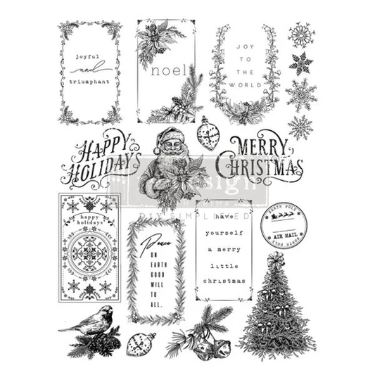 Decor Clear Stamp – Santa’s Helper Tags