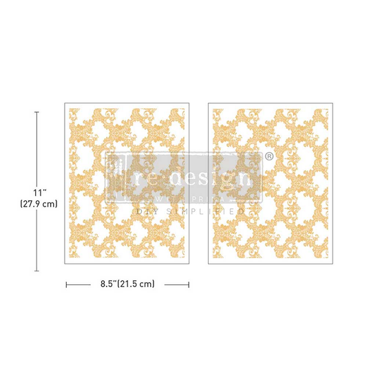 Middy Foil Transfers® Kacha – Golden Lacework Redesign with Prima