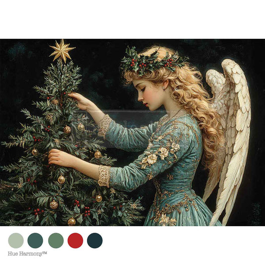 A4 DECOUPAGE – MERRY & MAJESTIC Redesign with prima