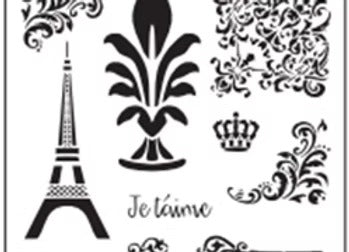 Versailles Stencil Divas Dezigns Vintage retail therapy by Mara