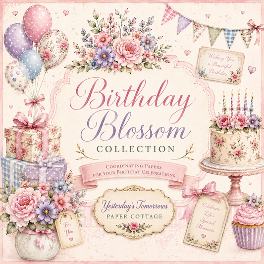 Birthday Blossom Image Gift Tags | Printable Birthday Gift Tags | Watercolor Tag Set | Digital Download | 8.5 x 11