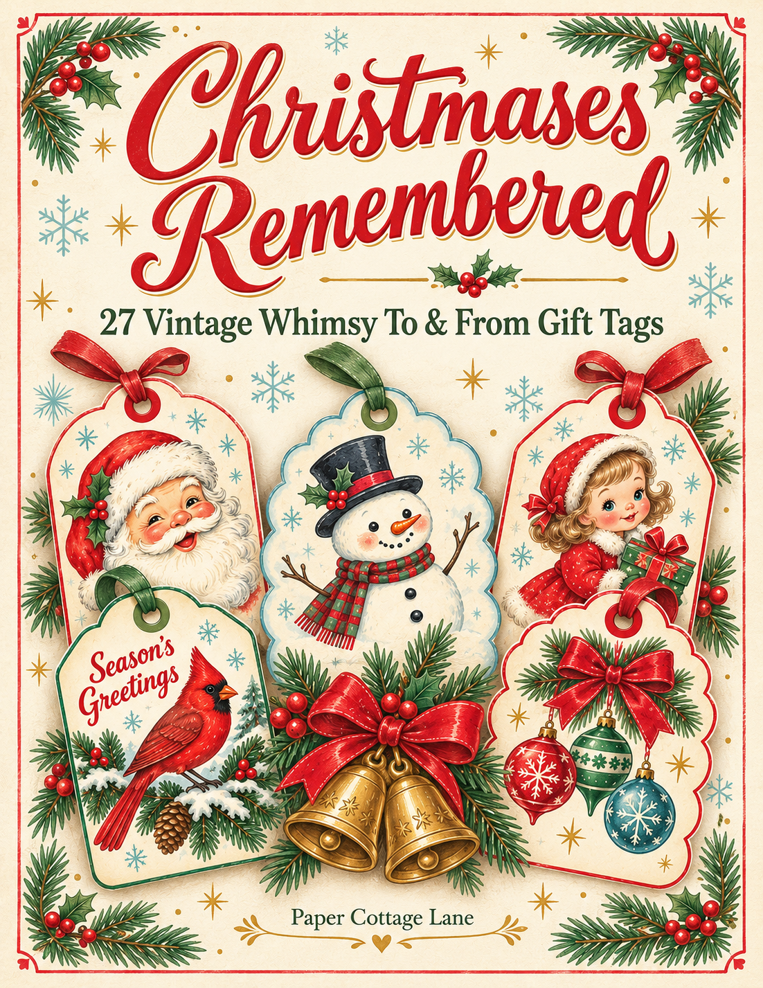 Christmases Remembered – 27 Vintage Whimsy Printable Gift Tags