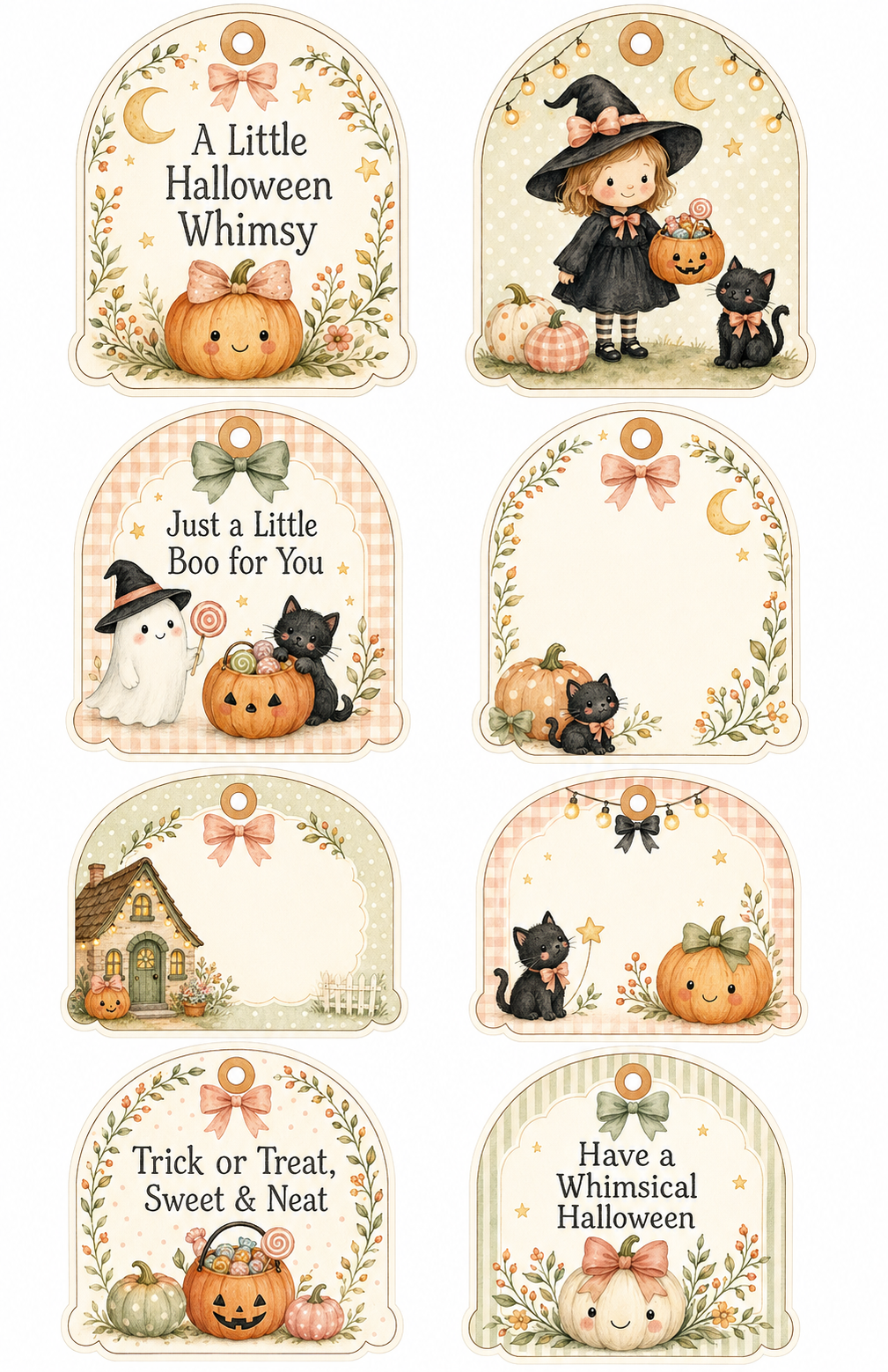 A Little Halloween Whimsy – Printable Gift & Goody Bag Tags