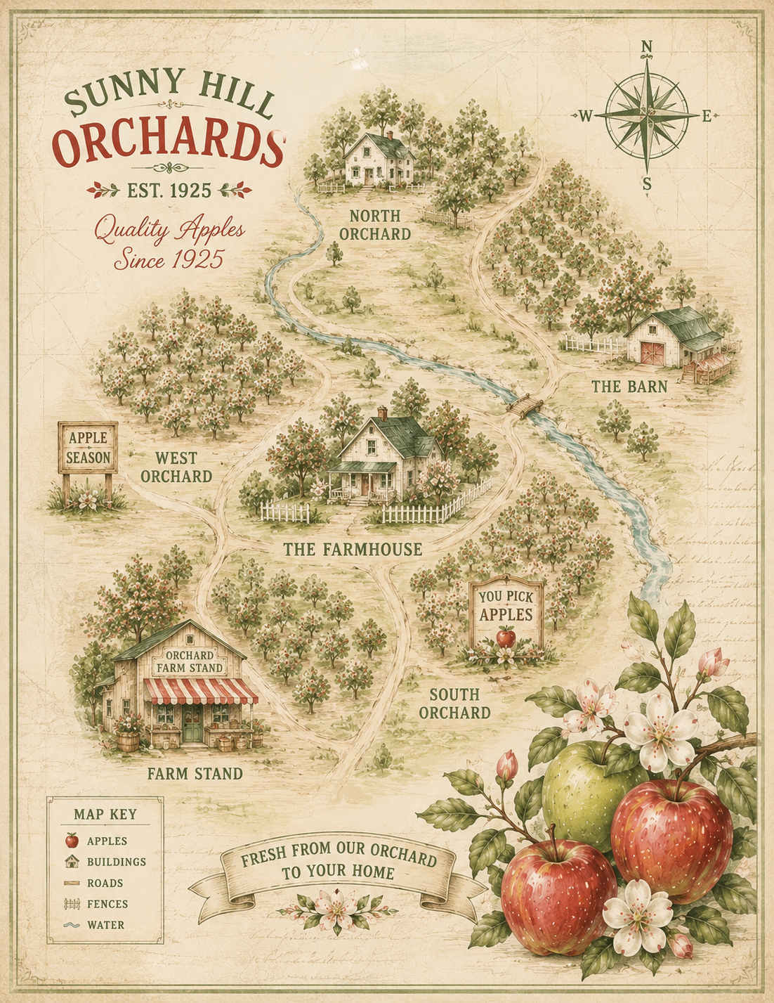 Apple Orchard Memories Printable Paper Bundle | 12 Vintage Fall Digital Papers with  | Junk Journal & Scrapbook Papers
