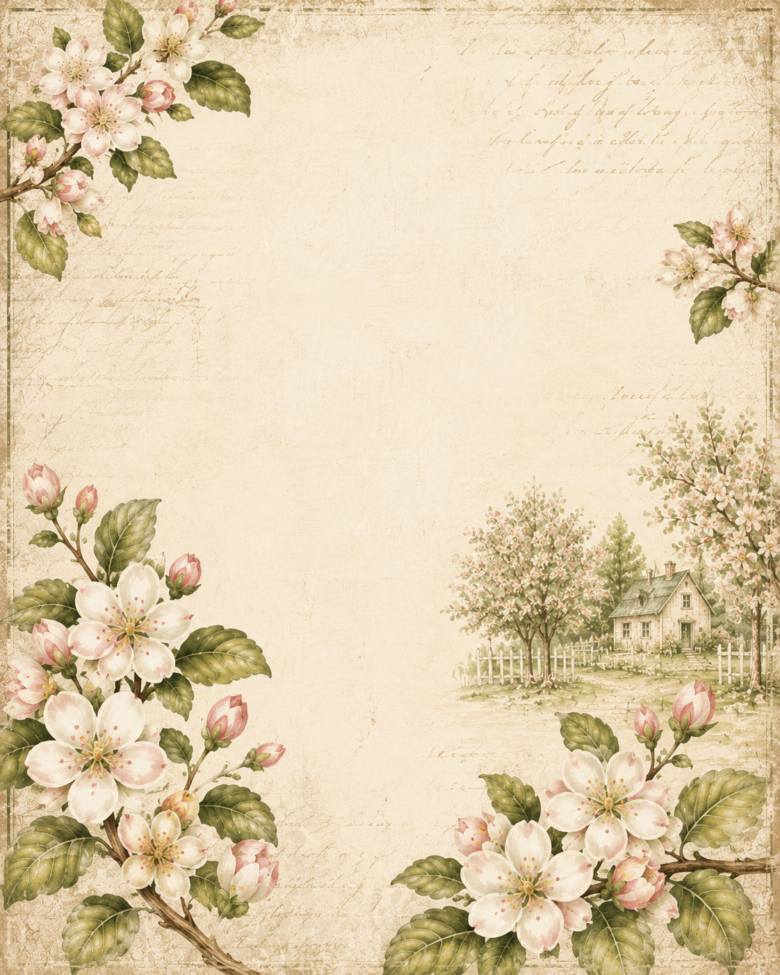 Apple Orchard Memories Printable Paper Bundle | 12 Vintage Fall Digital Papers with  | Junk Journal & Scrapbook Papers