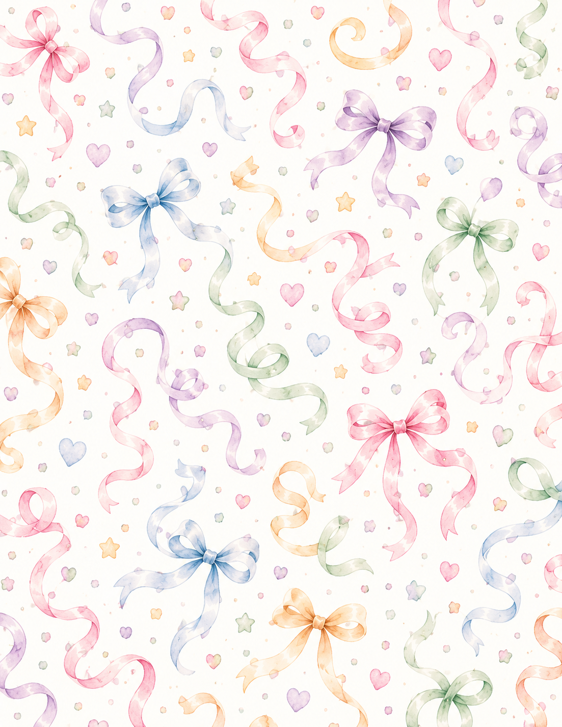 Birthday Blossom Collection | Birthday Scrapbook Paper Bundle | Pastel Watercolor Printable Papers | 8.5" x 11" Digital Download