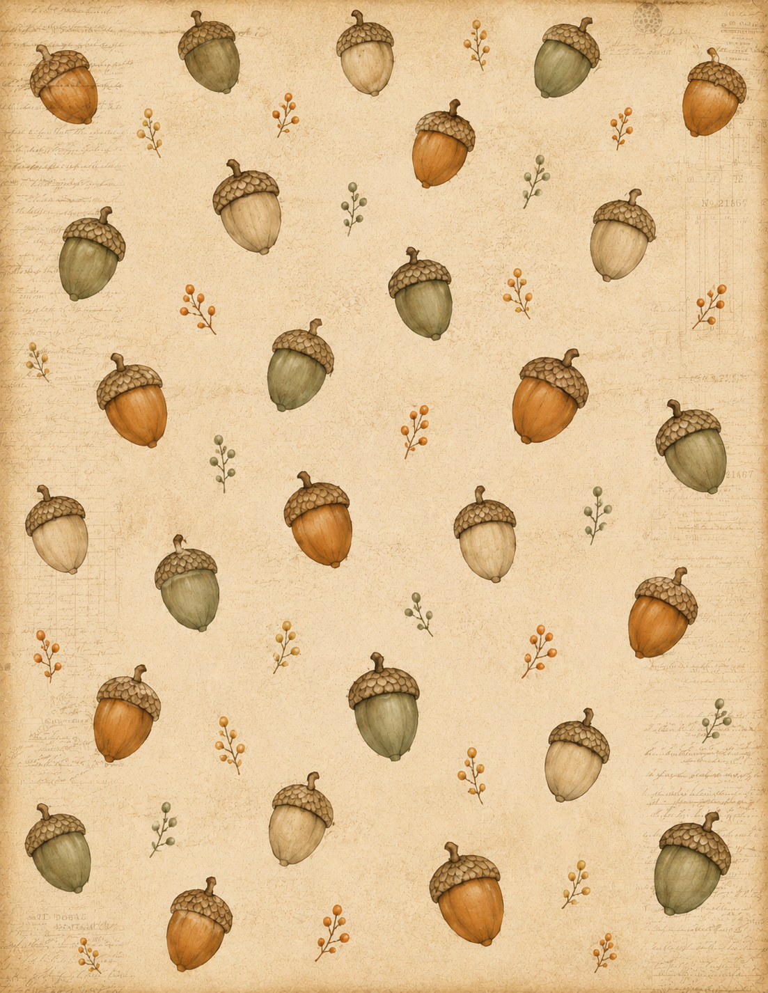 Harvest & Keepsakes Fall Digital Paper Bundle | Vintage Autumn Junk Journal Papers | 12 Printable Pages