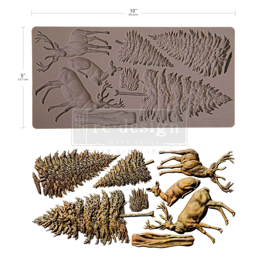 Decor Moulds® – Evergreen Christmas Magic Redesign with Prima