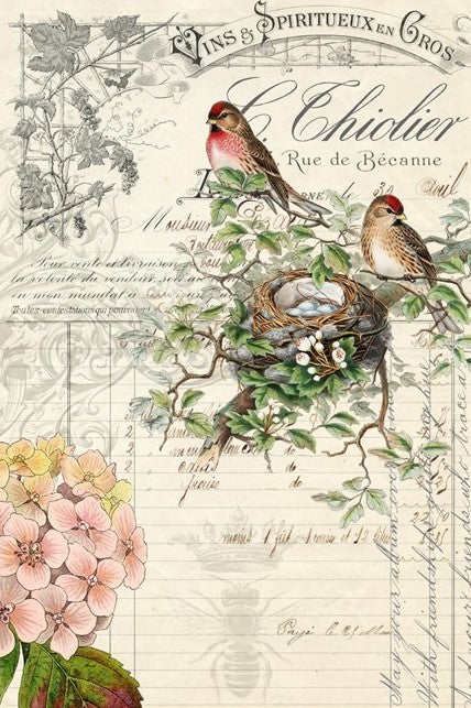 Bird ephemera Roycycled Treasures